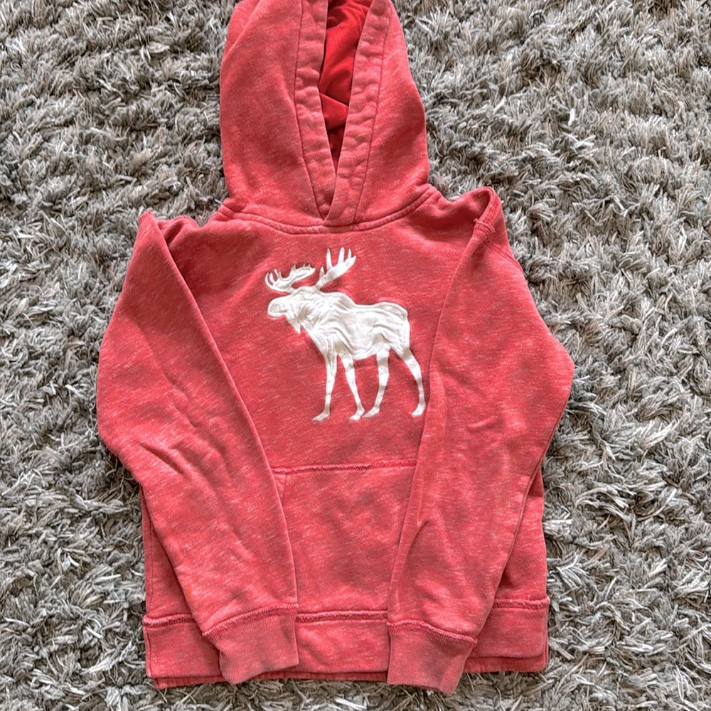 Abercrombie kids moose hoodie size 9 / 10